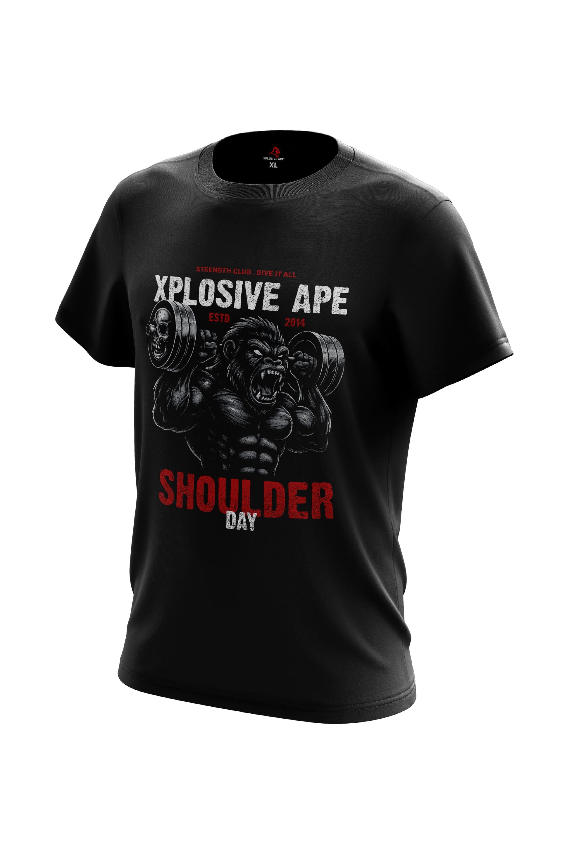 XAPE Shoulder Day V4 Tee - Black Xplosive Ape