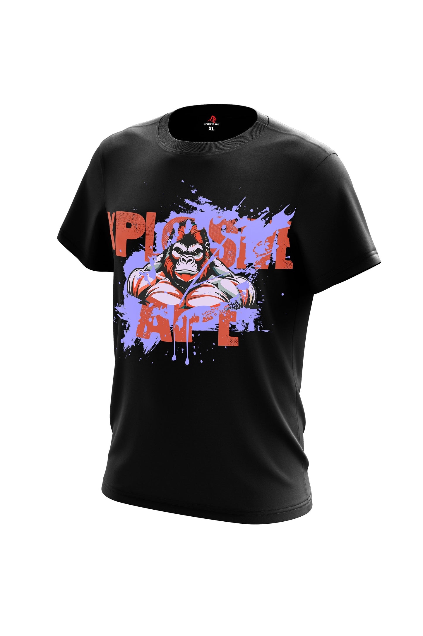 XAPE Splatter V2 Tee - Black Xplosive Ape