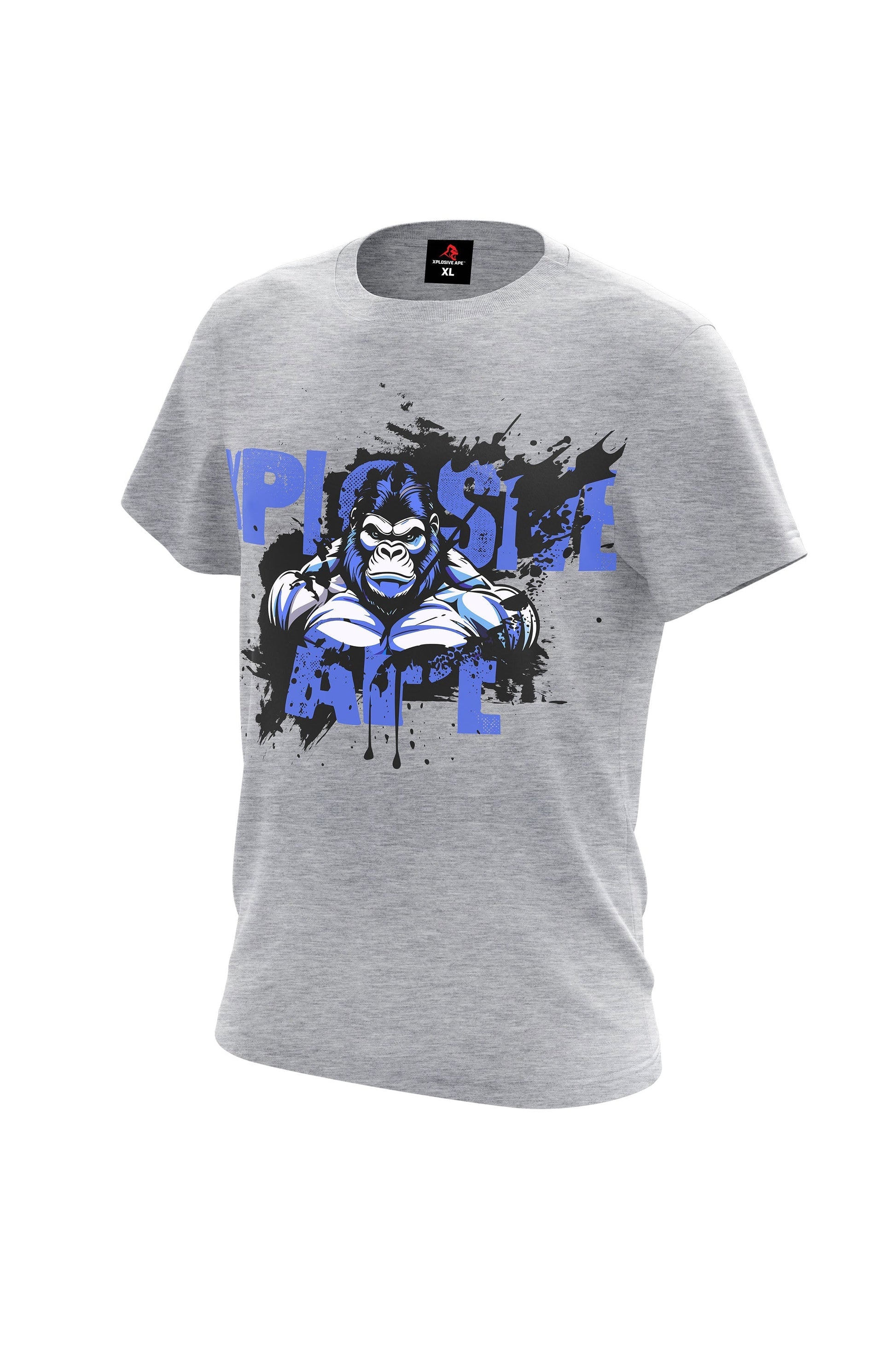 XAPE Splatter V3 Tee - Sports Grey Xplosive Ape