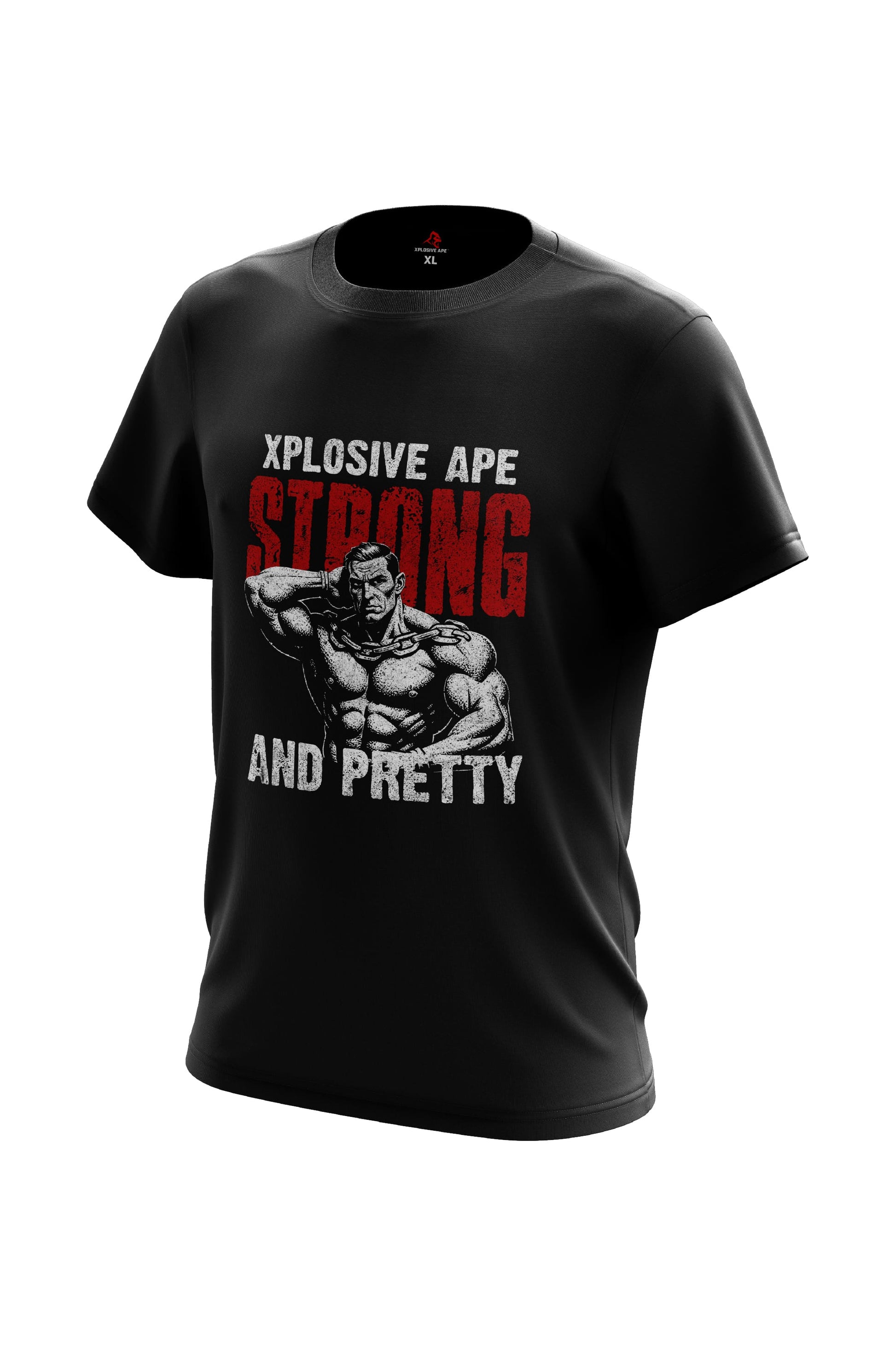 XAPE Strong & Pretty V3 Tee - Black Xplosive Ape