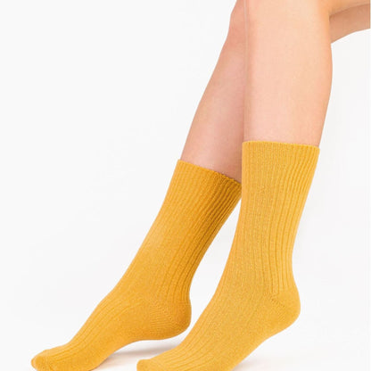 Knitted Design Ladies Wool Dress Socks for Winter