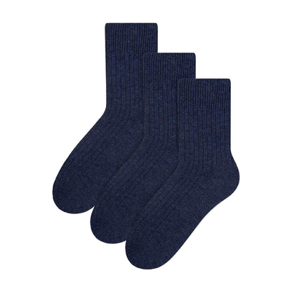 3 Pack Ladies Original Wool Dress Socks (2 Sizes)