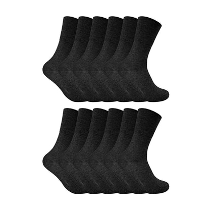 Ladies Thin Non Elastic Thermal Diabetic Socks (Multipack Options)