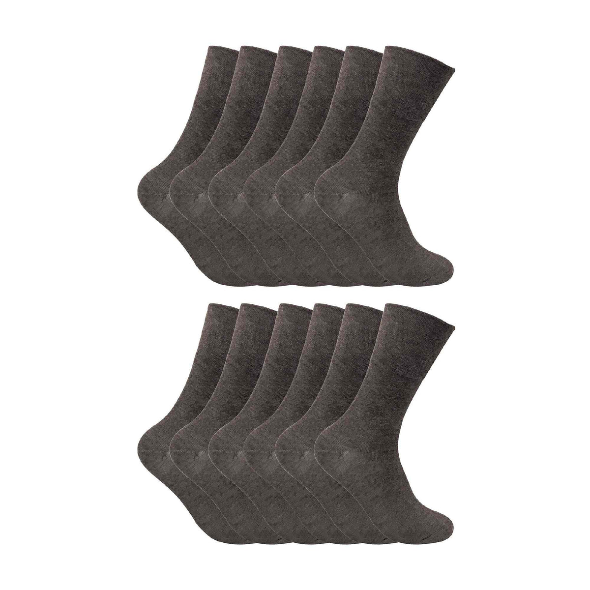 Mens Thin Non Elastic Thermal Diabetic Socks (Multipack Options)
