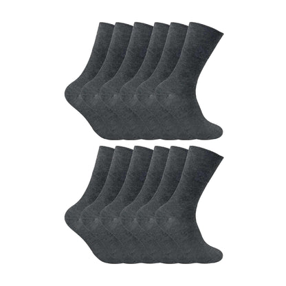 Mens Thin Non Elastic Thermal Diabetic Socks (Multipack Options)