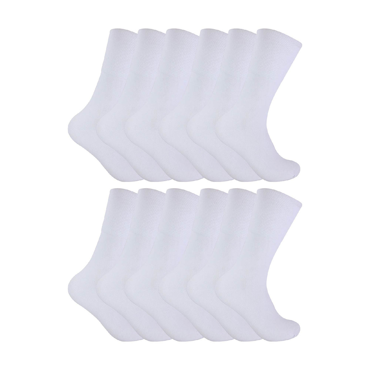Mens Thin Non Elastic Thermal Diabetic Socks (Multipack Options)