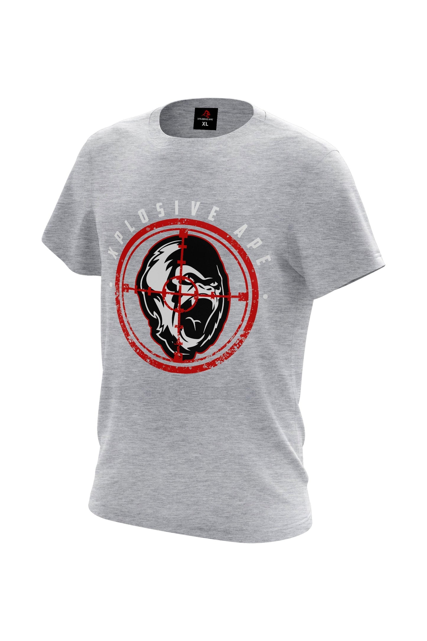 XAPE Target Tee - Sports Grey Xplosive Ape