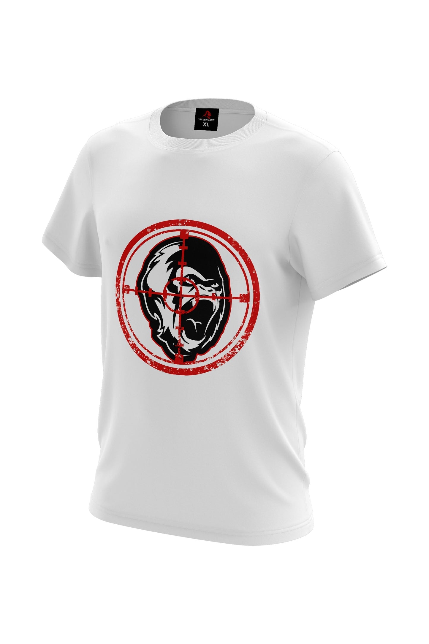 XAPE Target Tee - White Xplosive Ape