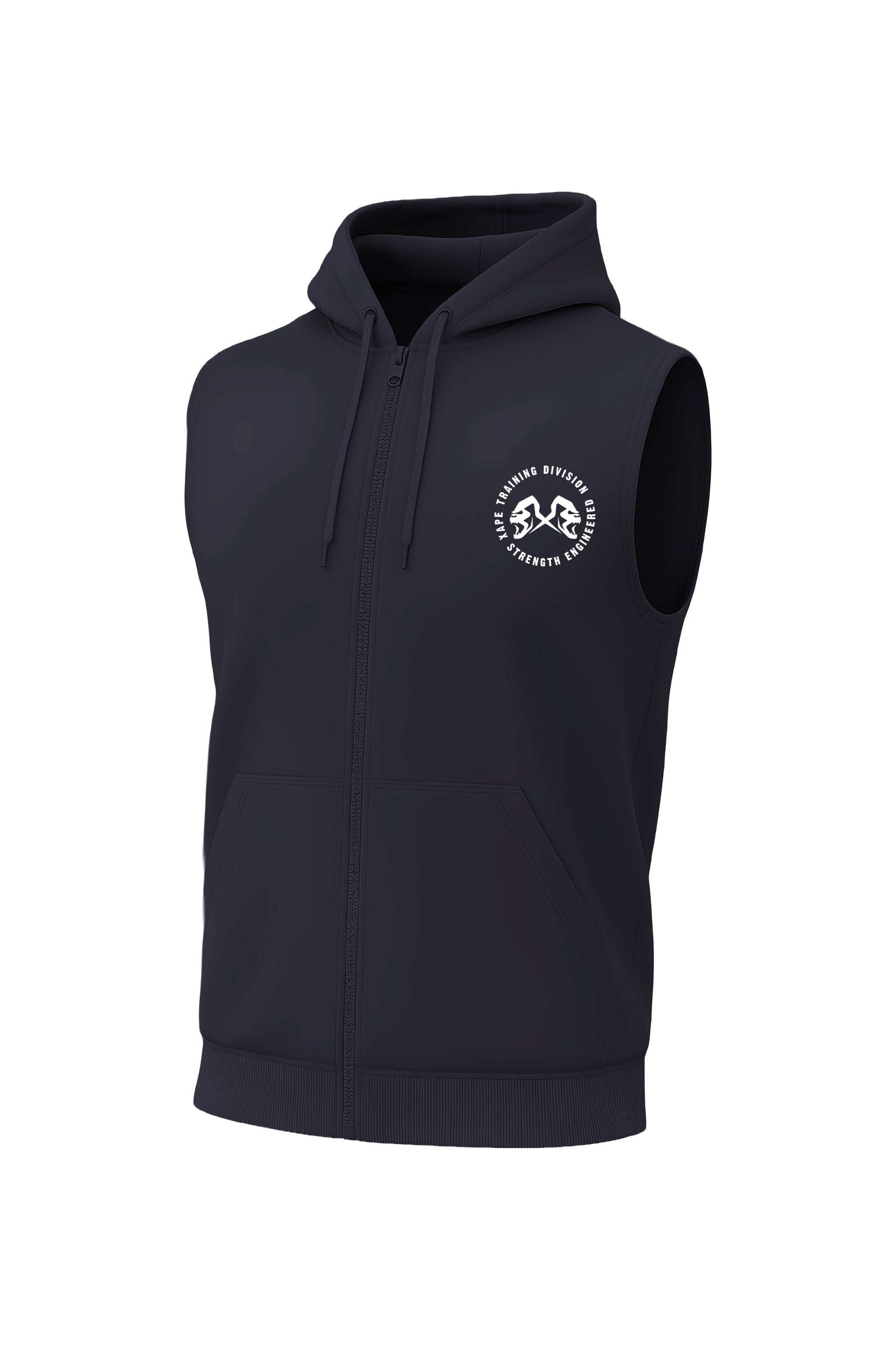 XAPE Training Division Sleeveless Hoodie - Navy Xplosive Ape