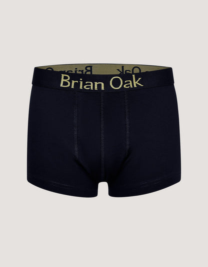 Black Cotton Stretch Boxer Short