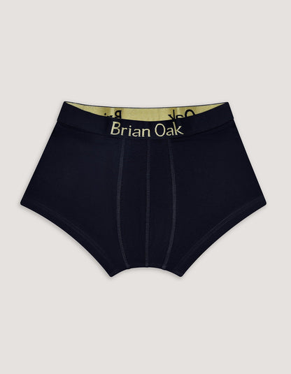 Black Cotton Stretch Boxer Short