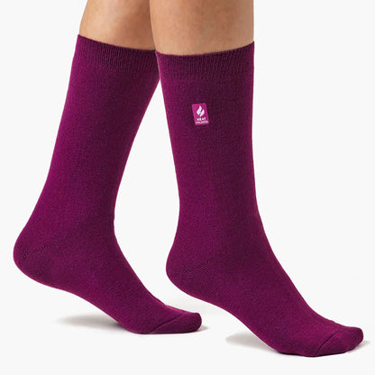 Ladies Ultra Lite Extra Thin 1.0 TOG Casual Thermal Socks (Multipack Options)