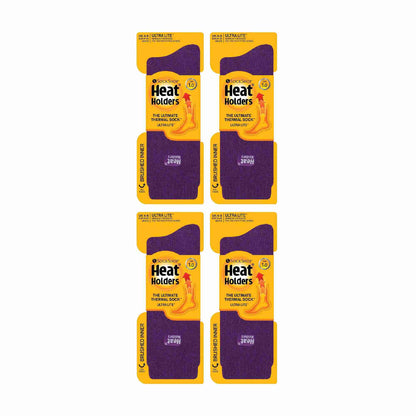 Ladies Ultra Lite Extra Thin 1.0 TOG Casual Thermal Socks (Multipack Options)