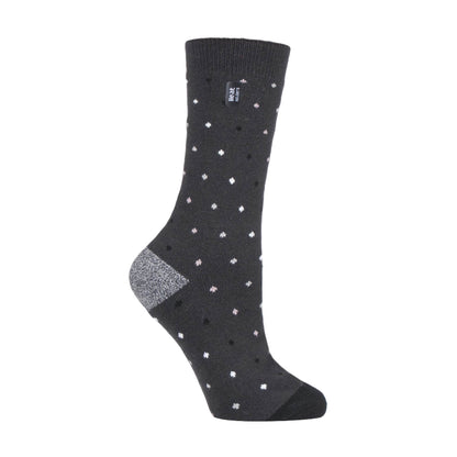 Ladies Ultra Lite Extra Thin 1.0 TOG Casual Thermal Socks (Multipack Options)