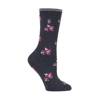 Ladies Ultra Lite Extra Thin 1.0 TOG Casual Thermal Socks (Multipack Options)