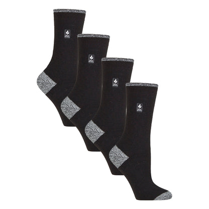 Ladies Ultra Lite Extra Thin 1.0 TOG Casual Thermal Socks (Multipack Options)