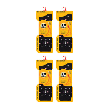 Ladies Ultra Lite Extra Thin 1.0 TOG Casual Thermal Socks (Multipack Options)