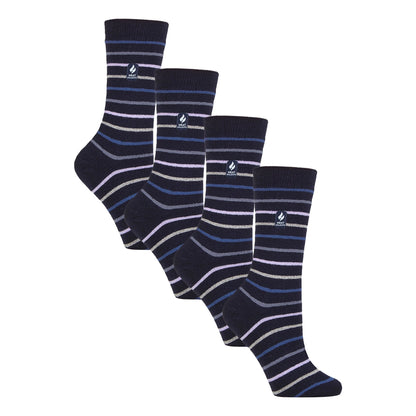 Ladies Ultra Lite Extra Thin 1.0 TOG Casual Thermal Socks (Multipack Options)