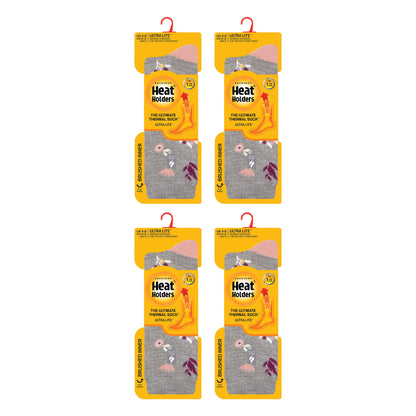 Ladies Ultra Lite Extra Thin 1.0 TOG Casual Thermal Socks (Multipack Options)