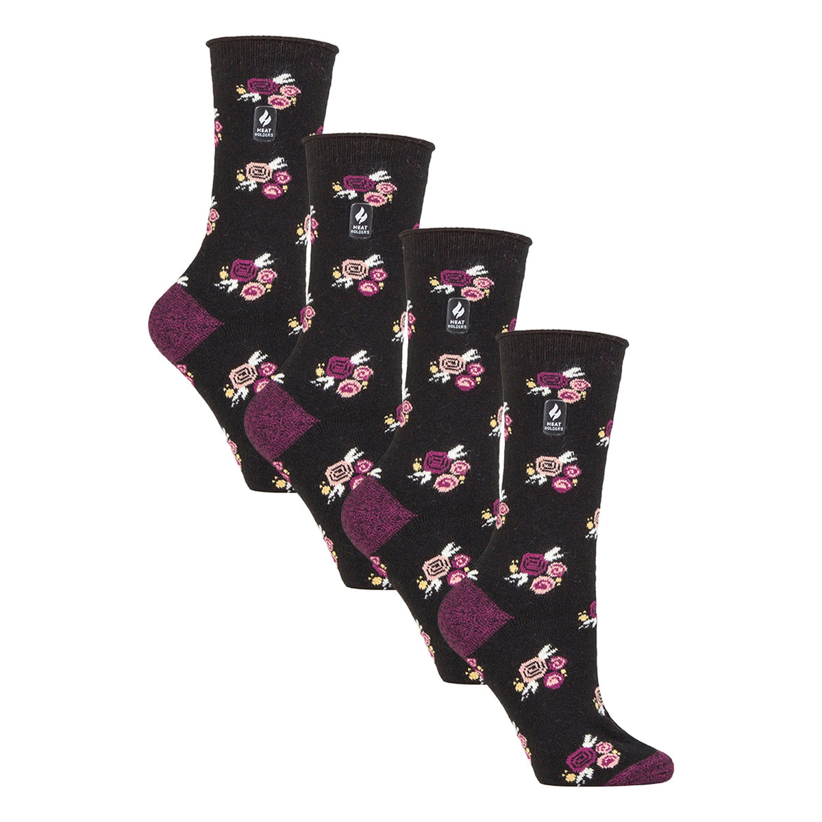 Ladies Ultra Lite Extra Thin 1.0 TOG Casual Thermal Socks (Multipack Options)