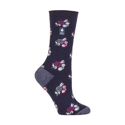 Ladies Ultra Lite Extra Thin 1.0 TOG Casual Thermal Socks (Multipack Options)