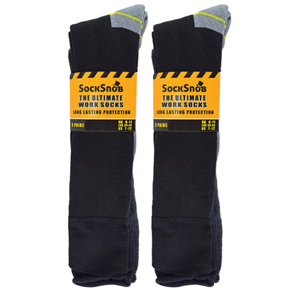 Mens Long Knee High Work Socks (Multipack Options)