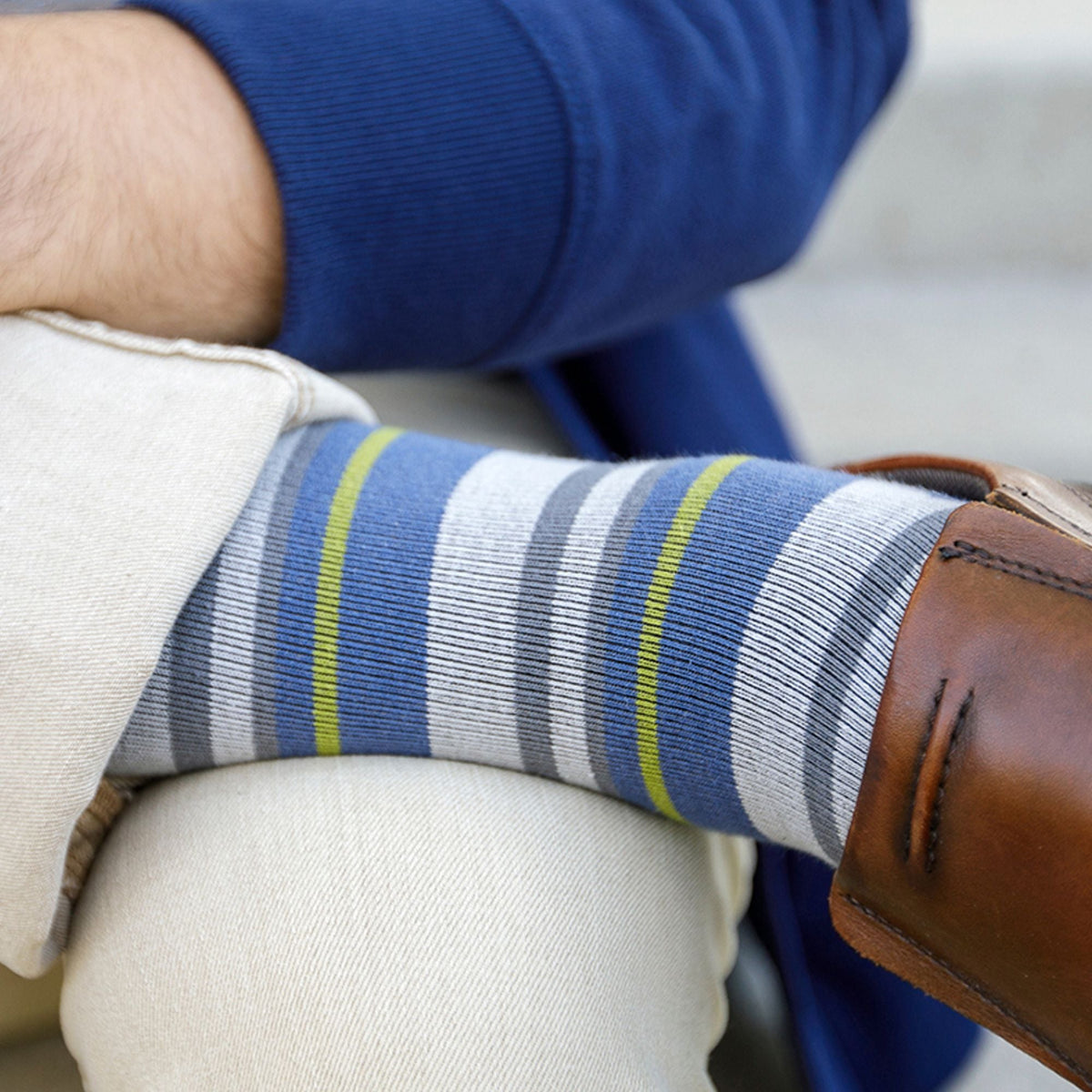 1 Pack Cotton Graduated Compression Socks | 15-20 mmHg