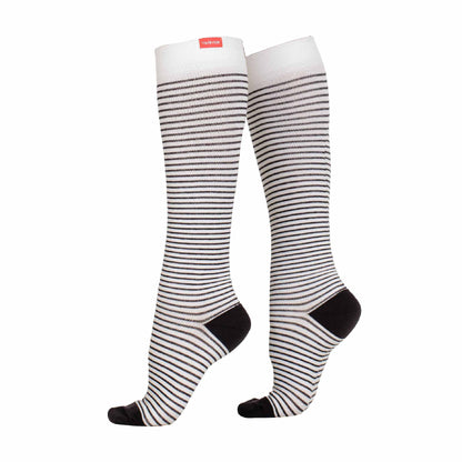 1 Pack Wide Calf Cotton Graduated Compression Socks | 30-40 mmHg