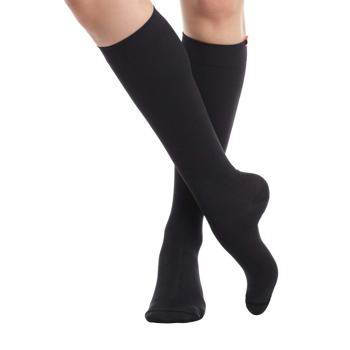 1 Pack Moisture Wicking Nylon Graduated Compression Socks | 30-40 mmHg