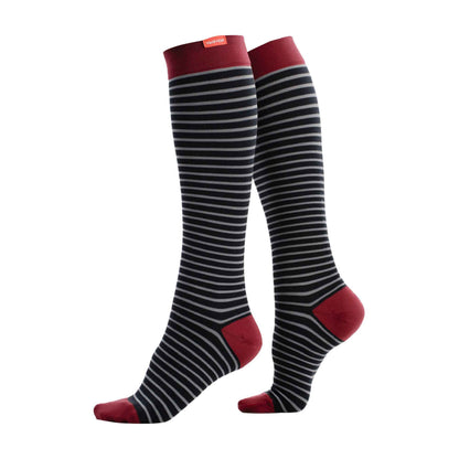 1 Pack Wide Calf Nylon Graduated Compression Socks | 30-40 mmHg