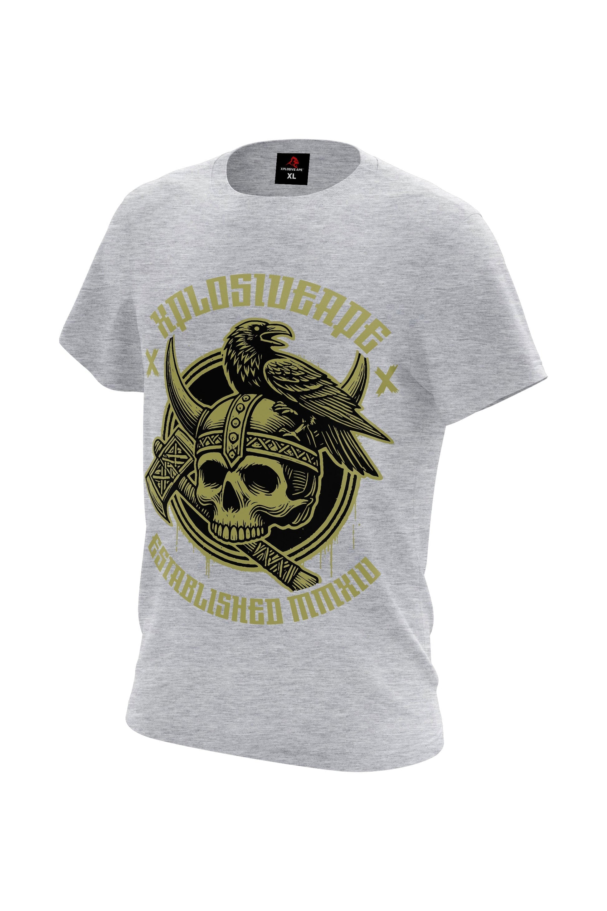 XAPE Valhalla Tee - Sports Grey Xplosive Ape