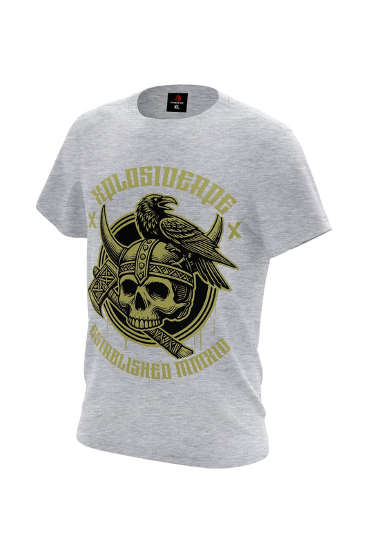 XAPE Valhalla Tee - Sports Grey Xplosive Ape