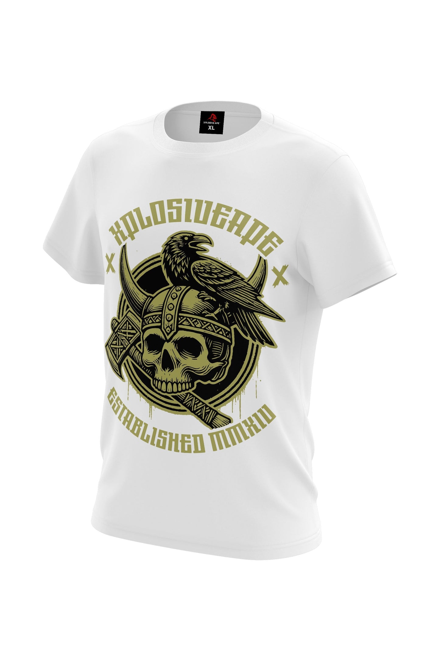 XAPE Valhalla Tee - White Xplosive Ape