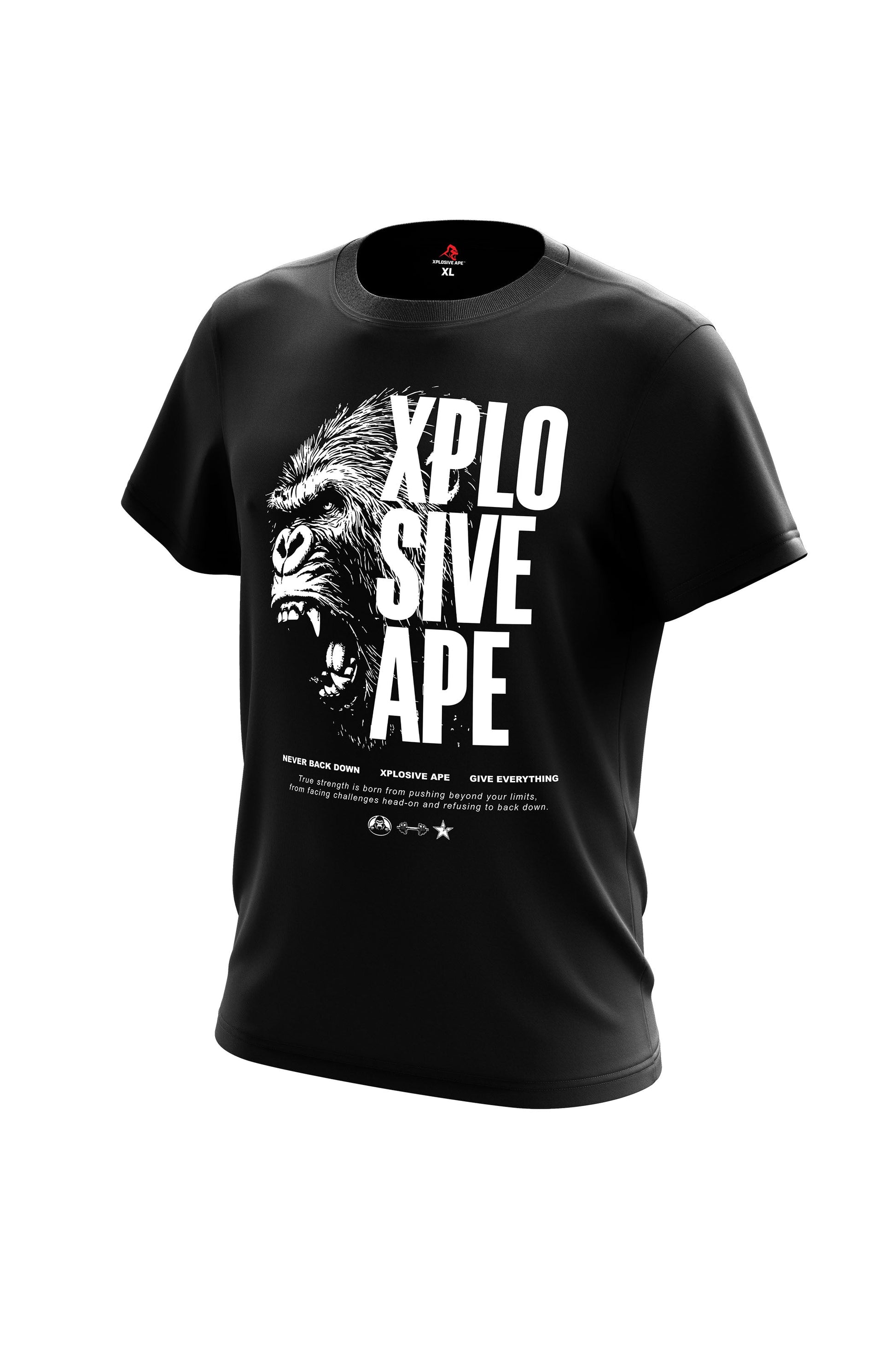 XAPE Vanguard V2 Tee - Black Xplosive Ape