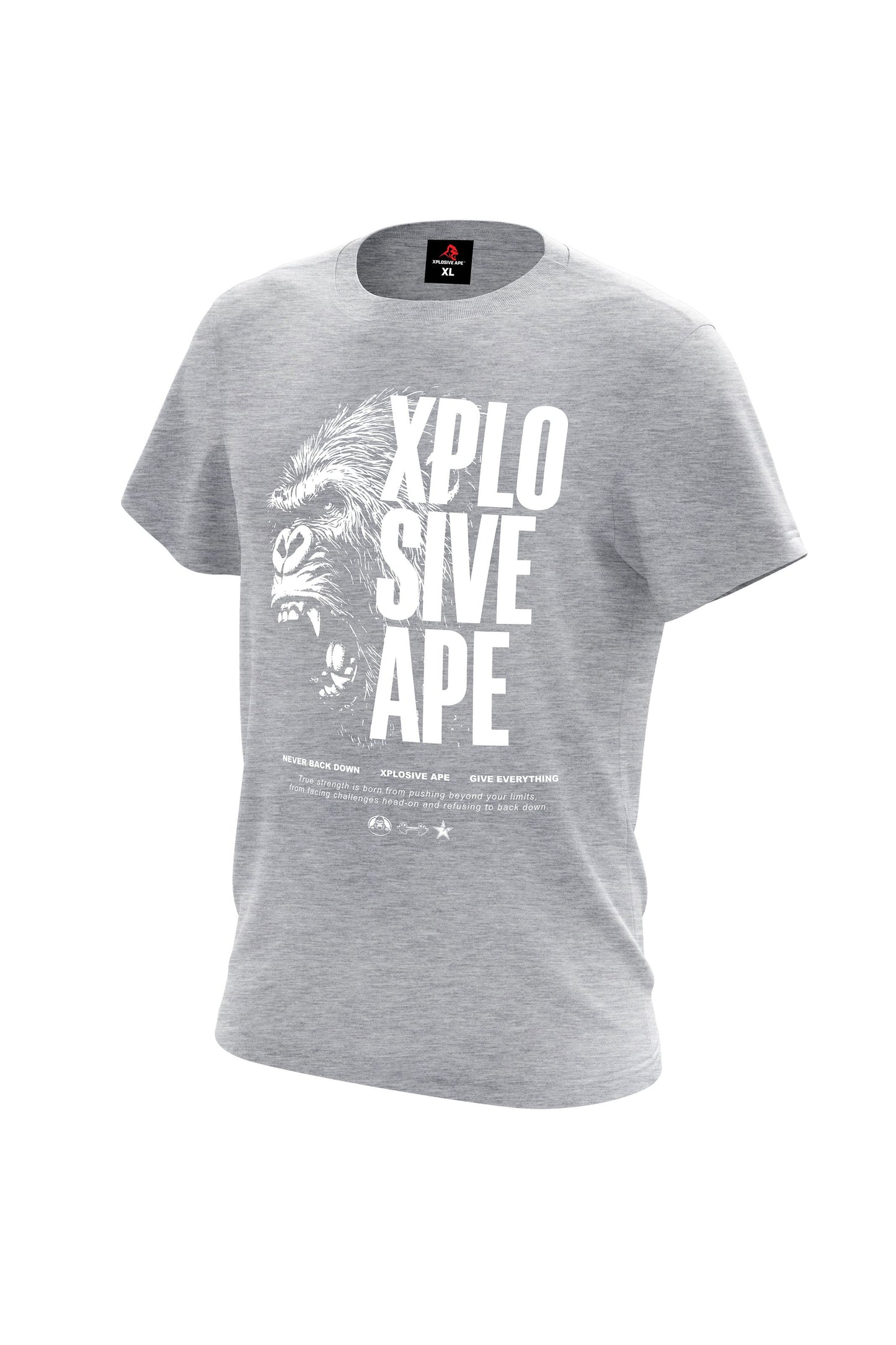 XAPE Vanguard V2 Tee - Sports Grey Xplosive Ape