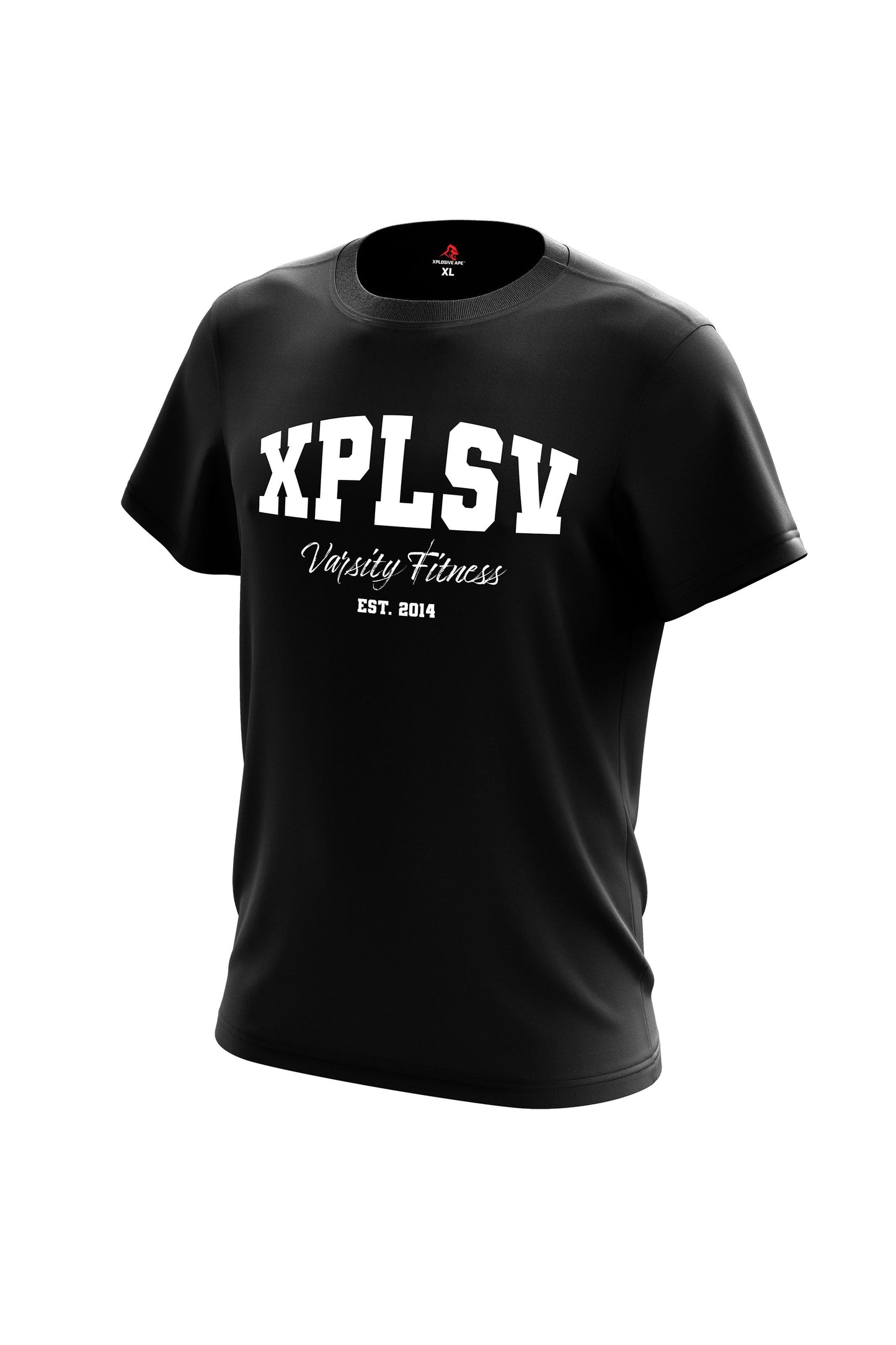 XAPE Varsity Fitness V2 Tee - Black Xplosive Ape