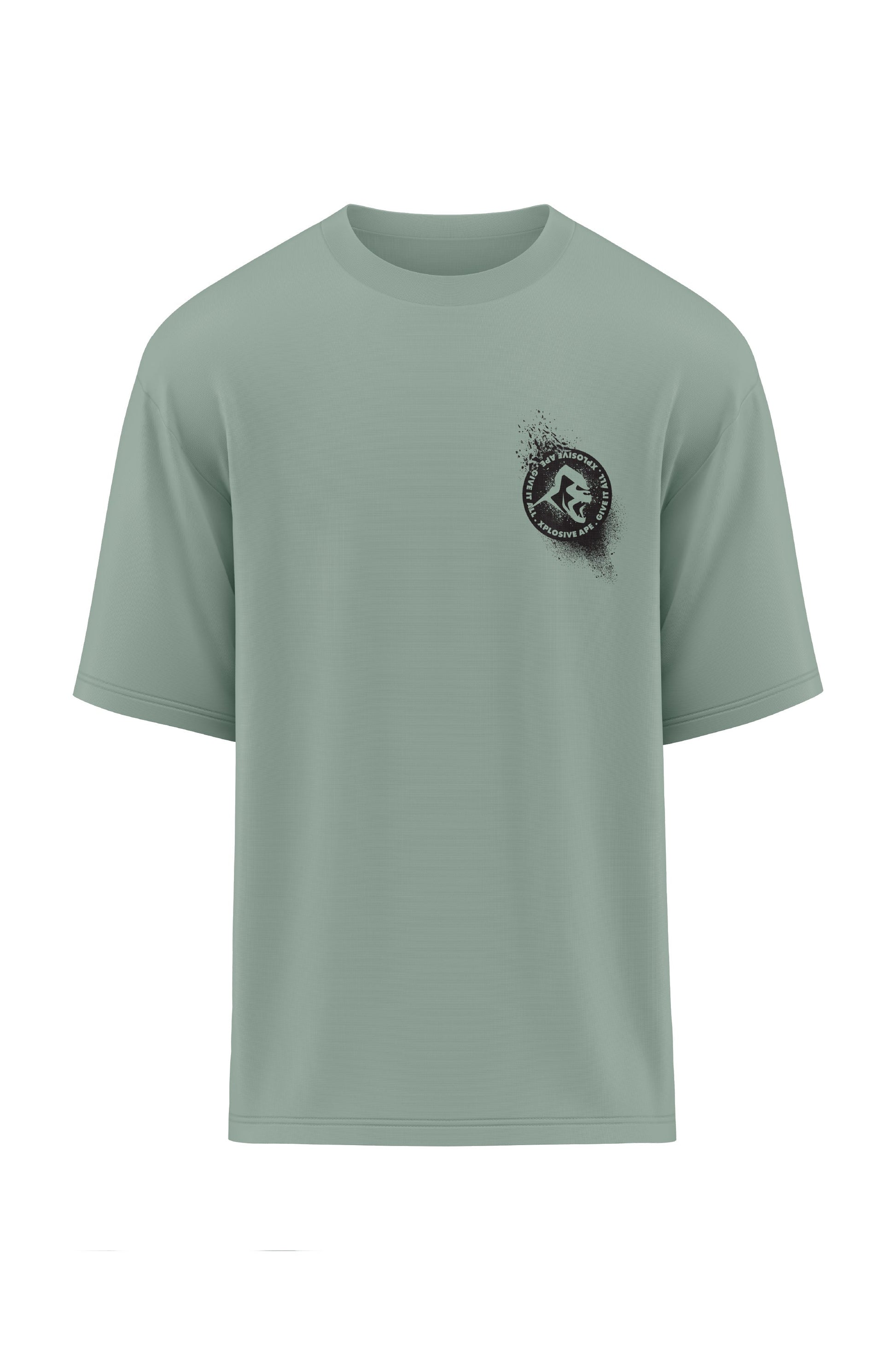 XAPE Volume Four Oversized Tee - Sage Xplosive Ape