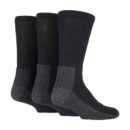 3 Pack Mens Heavy Duty Work Socks for Steel Toe Boots