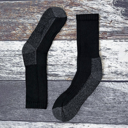 3 Pack Mens Heavy Duty Work Socks for Steel Toe Boots