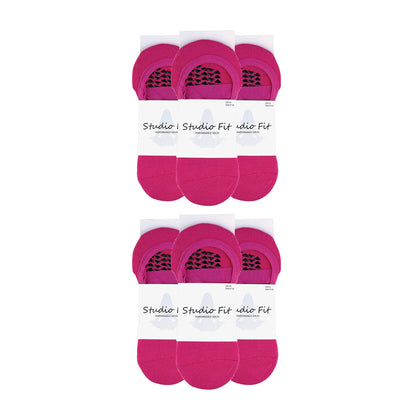 Ladies Cotton Non Slip Yoga Socks with Straps (Multipack Options)