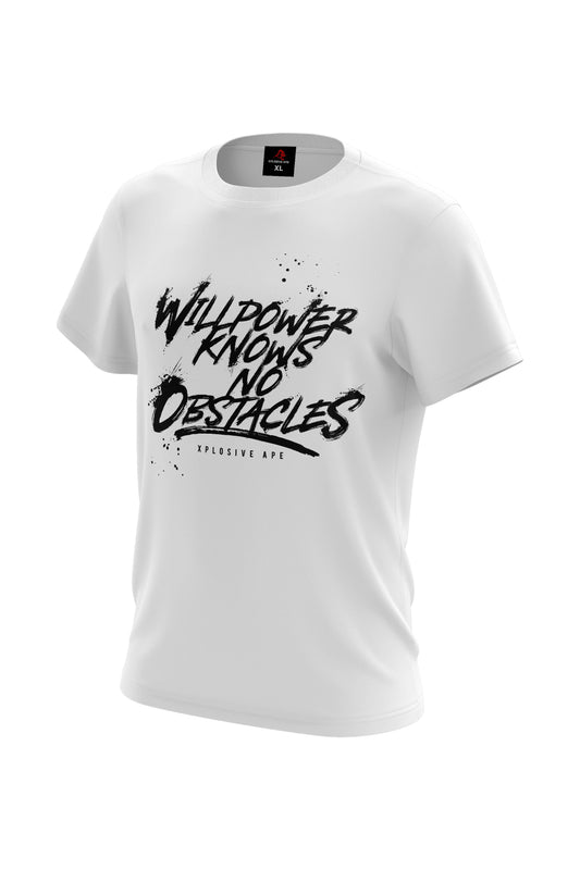 XAPE Willpower Tee - White Xplosive Ape