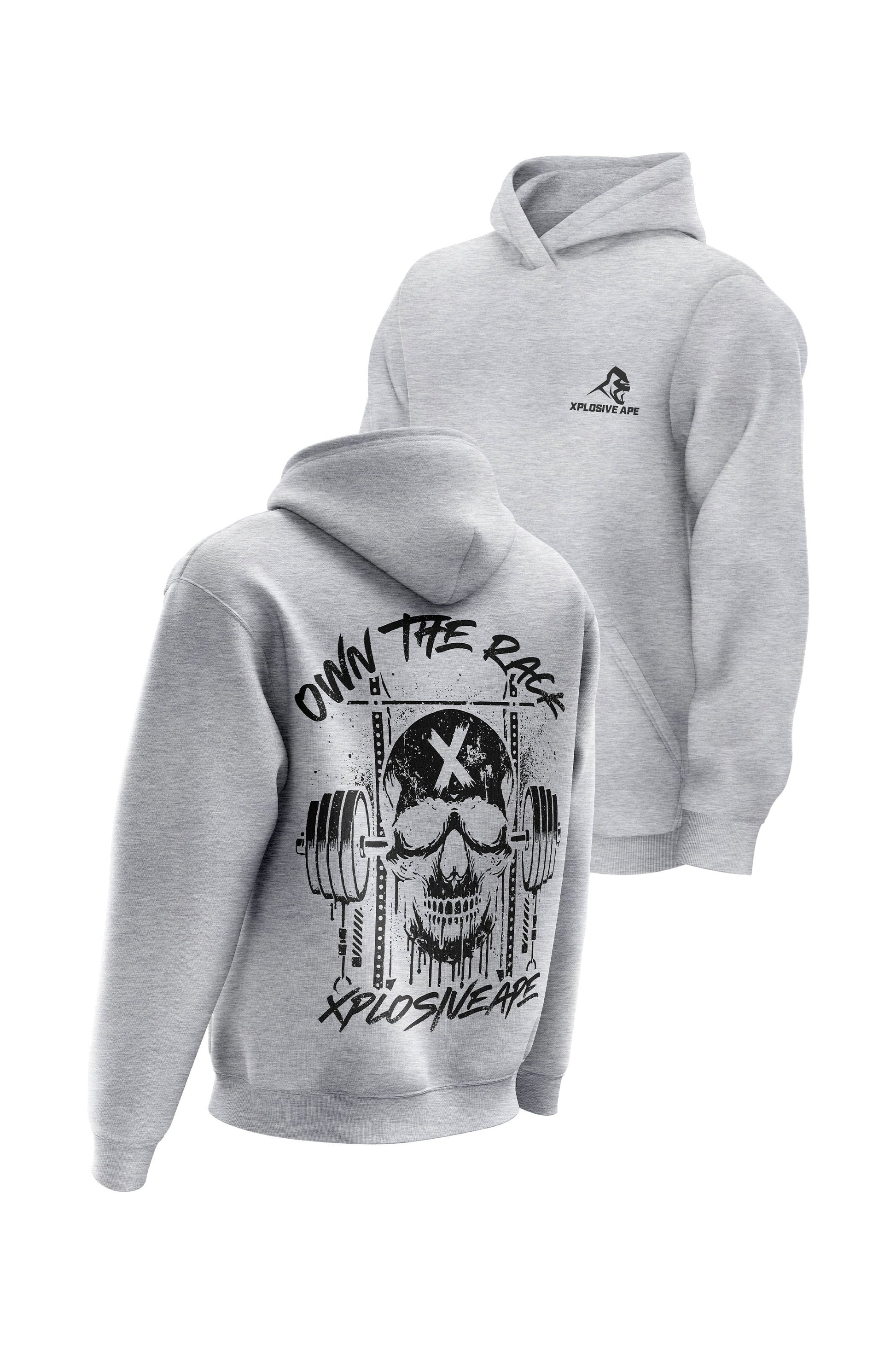 XAPE Wracked Hoodie - Heather Grey Xplosive Ape