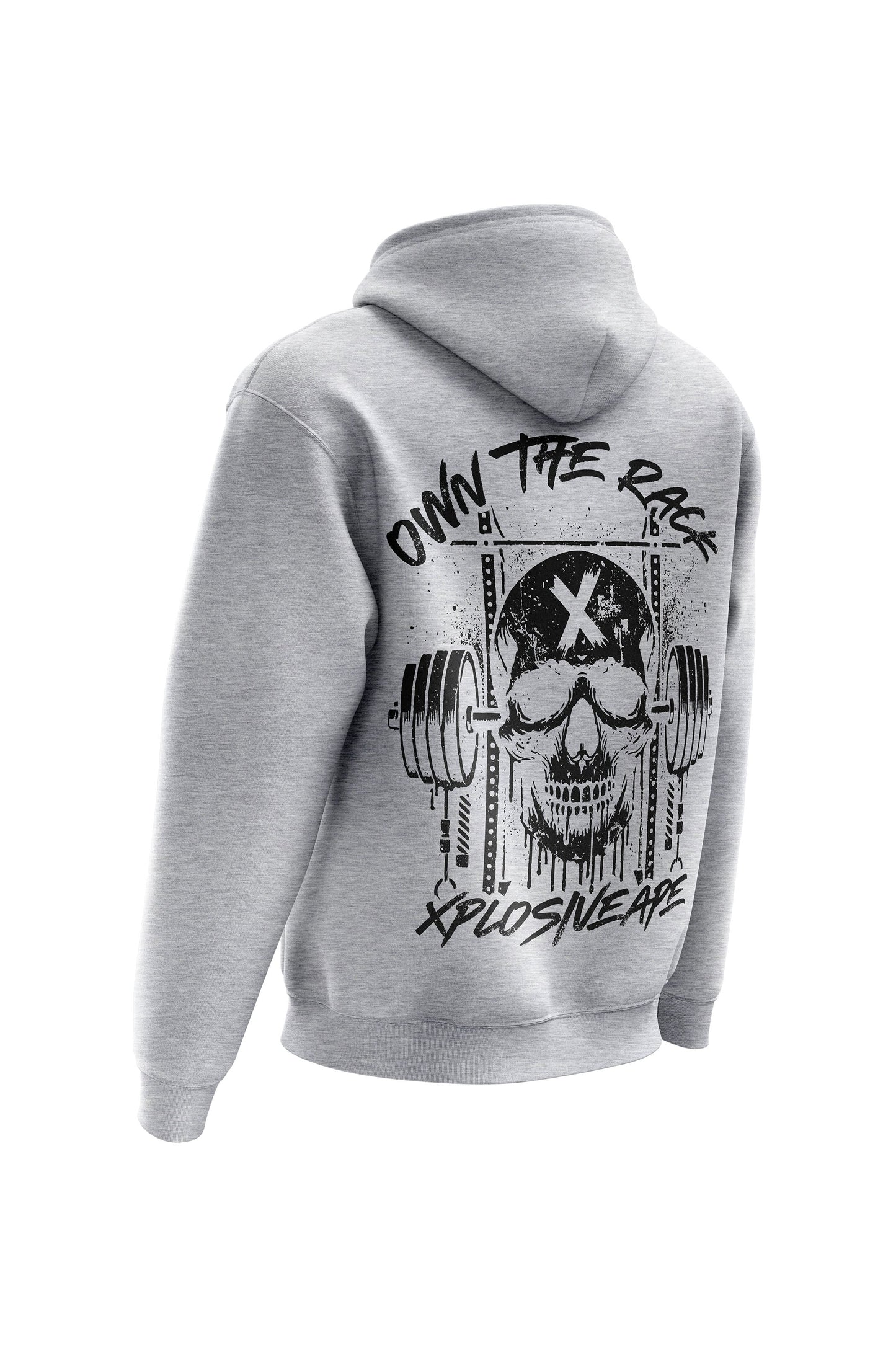 XAPE Wracked Hoodie - Heather Grey Xplosive Ape