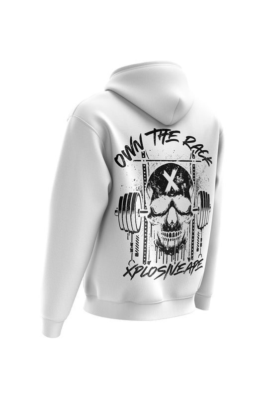 XAPE Wracked Hoodie - White Xplosive Ape
