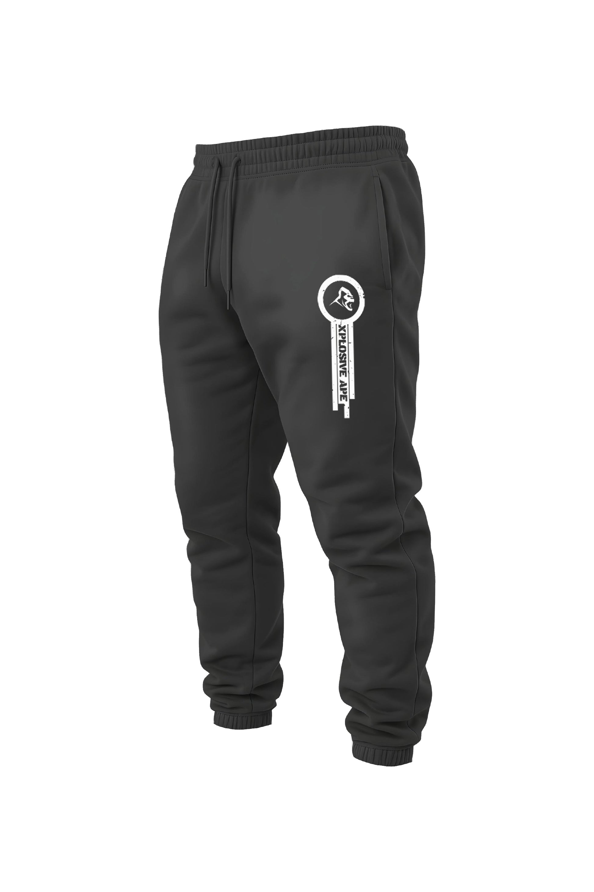 XAPE Panelled Joggers - Charcoal Xplosive Ape