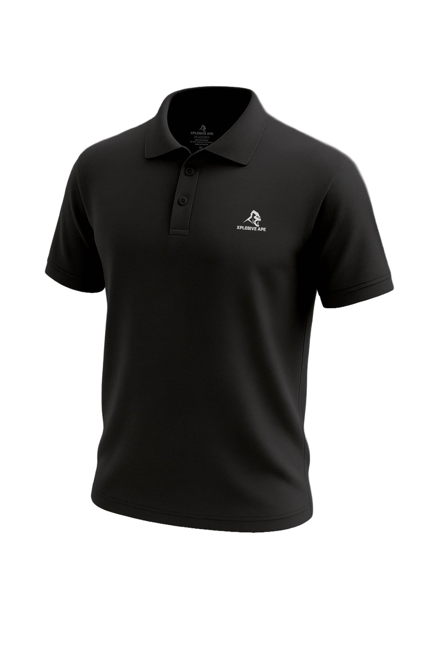 XAPE Prime Polo Shirt - Black Xplosive Ape