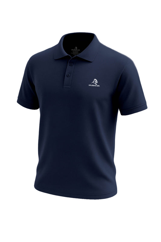 XAPE Prime Polo Shirt - Navy Xplosive Ape
