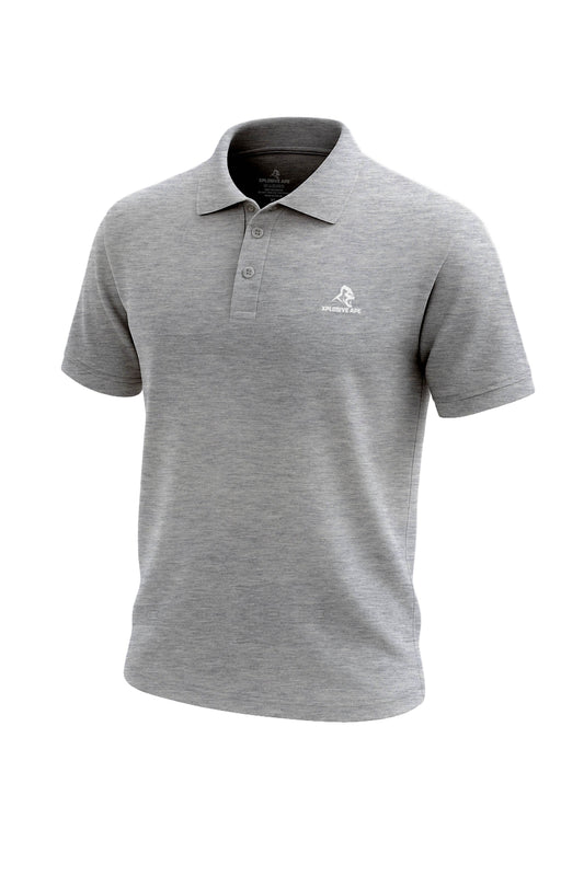 XAPE Prime Polo Shirt - Sports Grey Xplosive Ape