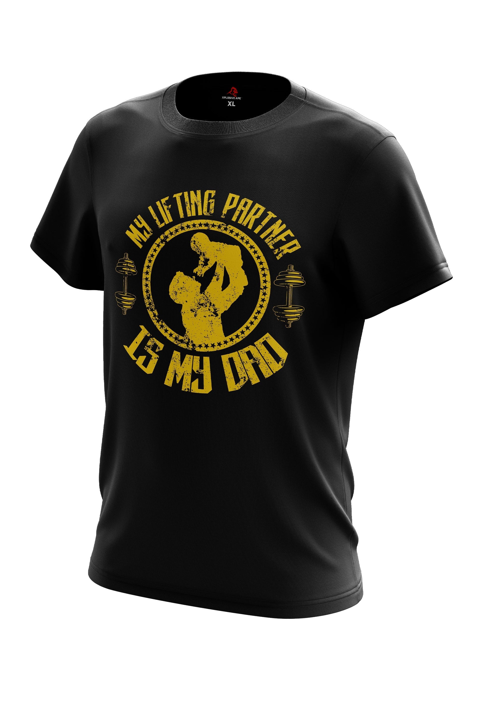 XAPE Lifting Partner Tee - Black Xplosive Ape