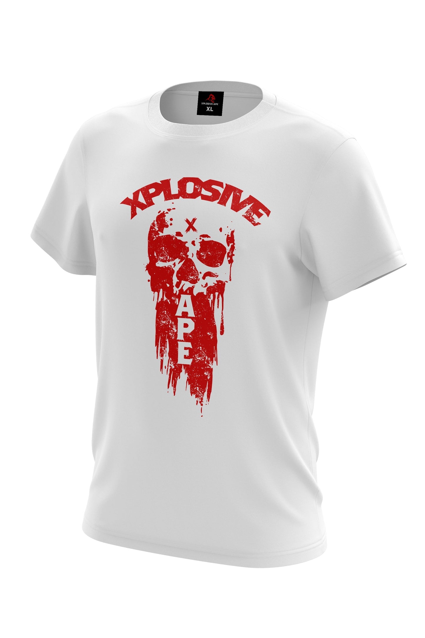 XAPE Rattle Tee - White Xplosive Ape